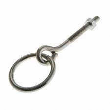 *PITONES PASO WW. SOLDADOS GALVANIZADOS 9.52 x 140 mm - CON ARGOLLA - Caja 10 u