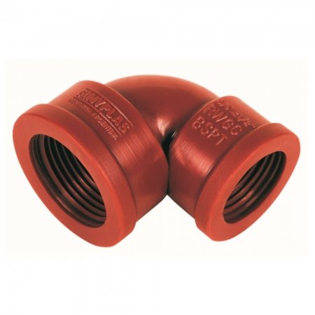 ACCESORIOS ' GINYPLAS ' DE POLIPROPILENO 41301 3/4 a 1/2 - CODO RED. HEMBRA