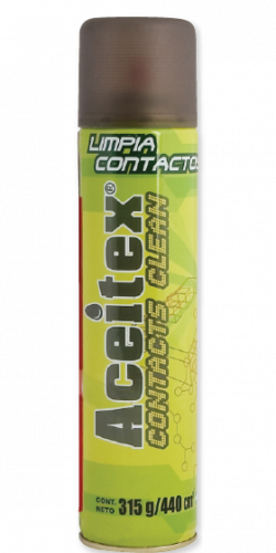 ACEITES y GRASAS LUBRICANTES ' ACEITEX ' 440 cc. - 'ACEITEX LIMPIA CONTACTOS'