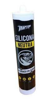 ADHESIVOS Y SELLADORES DE SILICONA RAPTOR - NEUTRO TRANSPARENTE 280 Gr.