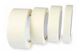 CINTAS ADHESIVAS DE PAPEL 18 mm. x  50  Mts. - BLANCA