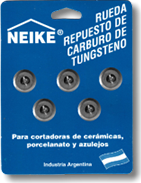 CORTADORAS DE CERAMICA ' K 10 ' RUEDAS REPUESTO X UNIDAD
