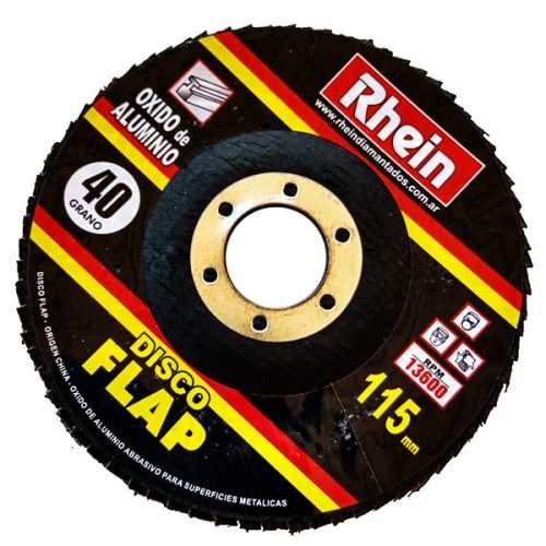 DISCOS FLAPPER 4.5 - GRANO   40 - 'RHEIN'