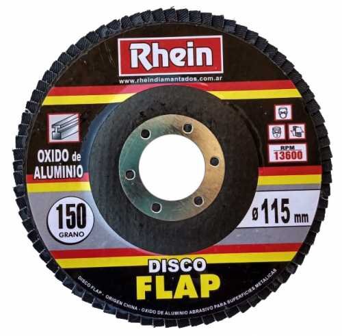 DISCOS FLAPPER 4.5 - GRANO 150 - 'RHEIN'