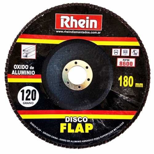 DISCOS FLAPPER 4.5 - GRANO 180 - 'RHEIN'