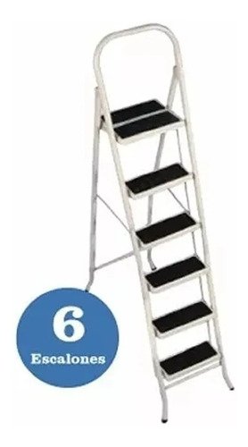 ESCALERAS YAERCO PLEGABLES METALICAS 6 ESCALONES