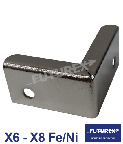 ESQUINEROS Y SOPORTES 'FUTUREX' X  6 - ESQUINERO - ACERO INOX.