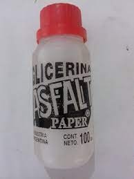 GLICERINA 'ASFALT PAPER' 500 cc.