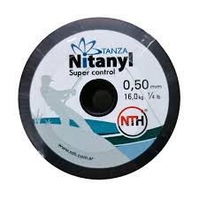 TANZA DE NYLON PARA PESCA ' NYTANIL ' 0.50 mm 'NYTANIL' Rollo 100 Mts.-12 unid