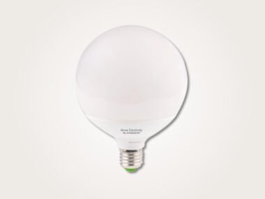 & - LAMPARAS ELECTRICAS LED BULBO -  20W E27 GLOBO 120mm - LUZ FRIA